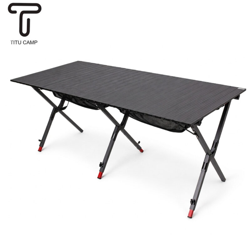 میز آلومینیومی مسافرتی OUTDOOR 6/8 با ابعاد ۱۷۰ در ۷۵ سانتی‌متر